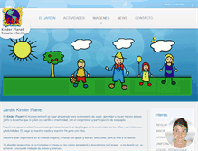 Tablet Screenshot of kinderplanet.com.ar